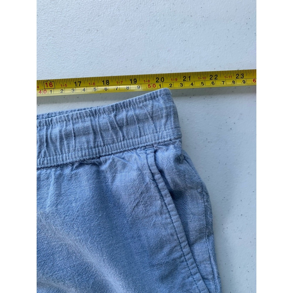 Banana Republic Chino Shorts Men's XL Blue Cotton Drawstring Elastic Pockets - Picture 5 of 7